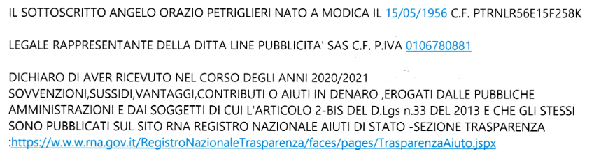  LINE PUBBLICITA'