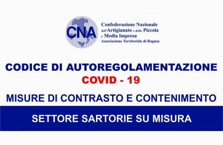 CODICE DI AUTOREGOLAMENTAZIONE DEL SETTORE " SARTORIE SU MISURA"