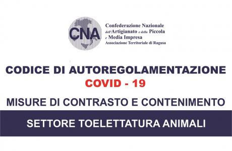 CODICE DI AUTOREGOLAMENTAZIONE DEL SETTORE " TOELETTATURA ANIMALI"