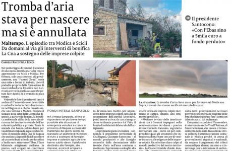 la sicilia ebas maltempo