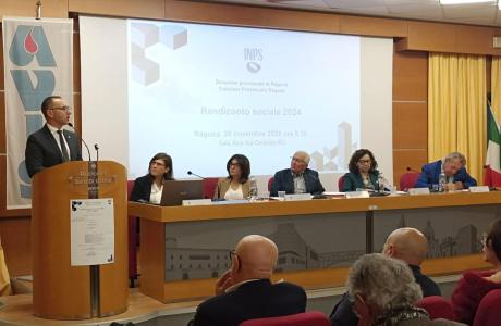 L'intervento del segretario Carmelo Caccamo 